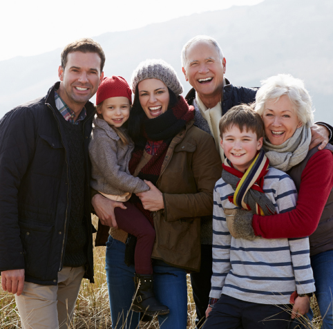 Family outdoors